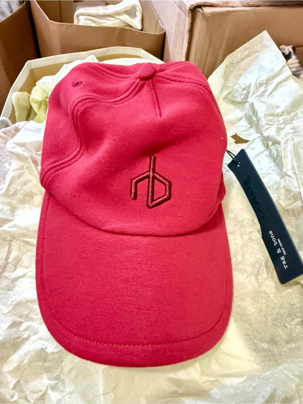 Rag & Bone Baseball Cap with Embroidered Logo
